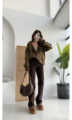 Bellamo Zra STRAİGHT Acı Kahve Pantolon Jean