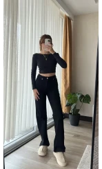 Bellamo Straight Siyah Jean Pantolon