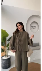 Bennet Serisi Modal Takım - Haki - Kod: 8678