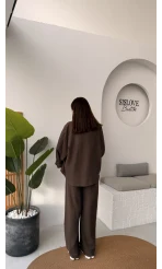 Bennet Serisi Modal Takım - Kahve - Kod: 8678