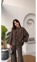 Bennet Serisi Modal Takım - Kahve - Kod: 8678