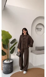 Bennet Serisi Modal Takım - Kahve - Kod: 8678