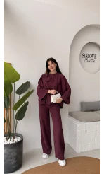 Bennet Serisi Modal Takım - Mürdüm - Kod: 8678