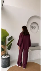 Bennet Serisi Modal Takım - Mürdüm - Kod: 8678