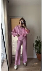 Bennet Tensel Cepli Pantolon Pembe