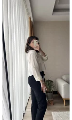 Beua Beyaz Müslin Bluz