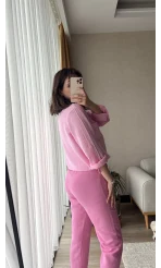 Beua Pembe Müslin Bluz