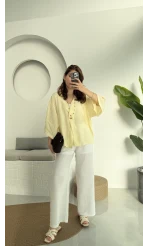 Beyaz Astarlı Pantolon