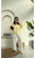 Beyaz Astarlı Pantolon