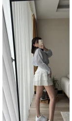 Beyaz Kat Kat Etek