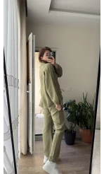 Billie Kimono Takım - Haki