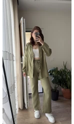 Billie Kimono Takım - Haki