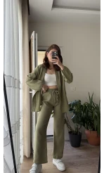 Billie Kimono Takım - Haki