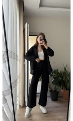 Billie Kimono Takım - Siyah