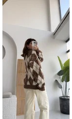 Bitter Baklava Salaş Hırka - Bej