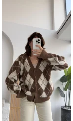 Bitter Baklava Salaş Hırka - Bej