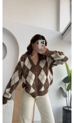 Bitter Baklava Salaş Hırka - Bej