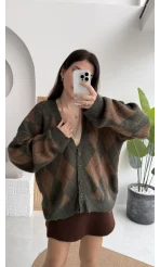 Bitter Baklava Salaş Hırka - Haki