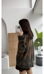 Bitter Baklava Salaş Hırka - Haki