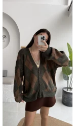 Bitter Baklava Salaş Hırka - Haki