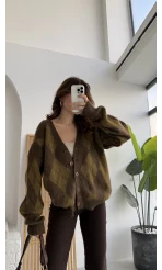 Bitter Baklava Salaş Hırka - Kahve