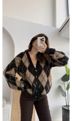 Bitter Baklava Salaş Hırka - Siyah