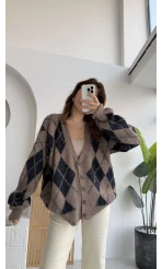 Bitter Baklava Salaş Hırka - Vizon