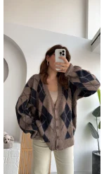 Bitter Baklava Salaş Hırka - Vizon