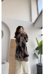 Bitter Baklava Salaş Hırka - Vizon