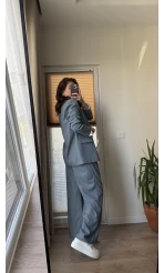 Blazer İndigo Takım