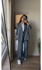 Blazer İndigo Takım