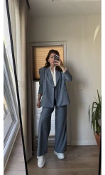 Blazer İndigo Takım