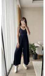 Bloom Lacivert Likralı Tulum