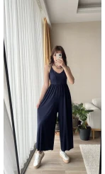 Bloom Lacivert Likralı Tulum