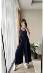 Bloom Lacivert Likralı Tulum