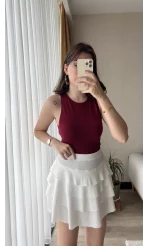 Bordo Bileyi Penye Üst