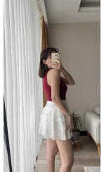 Bordo Bileyi Penye Üst