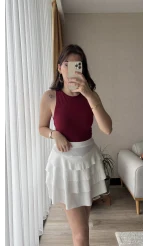 Bordo Bileyi Penye Üst