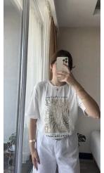 Born Leoplarlı T-Shirt