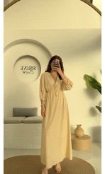 Bürümcük Maxi Boy Becca Elbise Taş - 3036