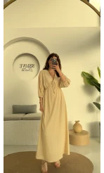 Bürümcük Maxi Boy Becca Elbise Taş - 3036