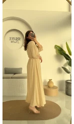 Bürümcük Maxi Boy Becca Elbise Taş - 3036