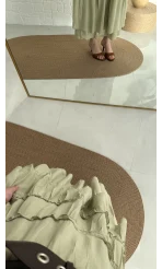 Büyük Kemerli Kat Kat Etek Haki