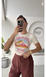 Cake Beyaz T-shirt - 00612