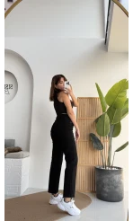 Callista Straight Leg Siyah Jean Pantolon - Kod: 1658