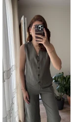 Captive Yelekli Haki Takım