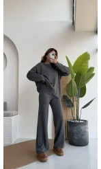 Caroline Triko Takım - Antrasit - Kod: 7207