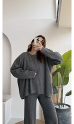 Caroline Triko Takım - Antrasit - Kod: 7207