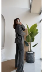 Caroline Triko Takım - Antrasit - Kod: 7207