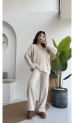 Caroline Triko Takım - Taş - Kod: 7207